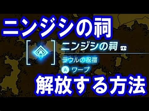 【ティアキン】ニンジシの祠の場所と宝箱の取り方｜ラウルの祝 